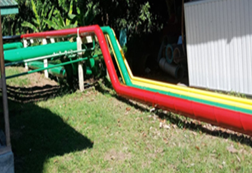 Repainting of G.I. pipes